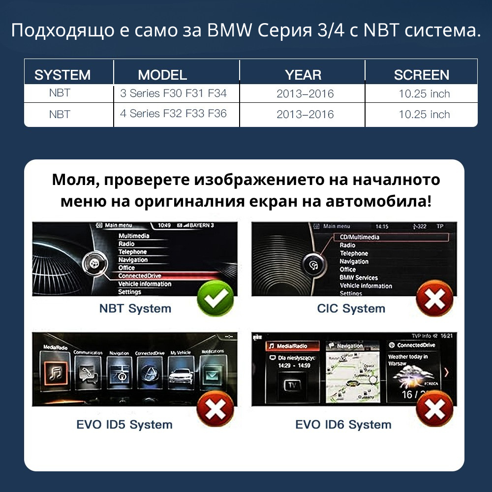 Модул за BMW F30-F36