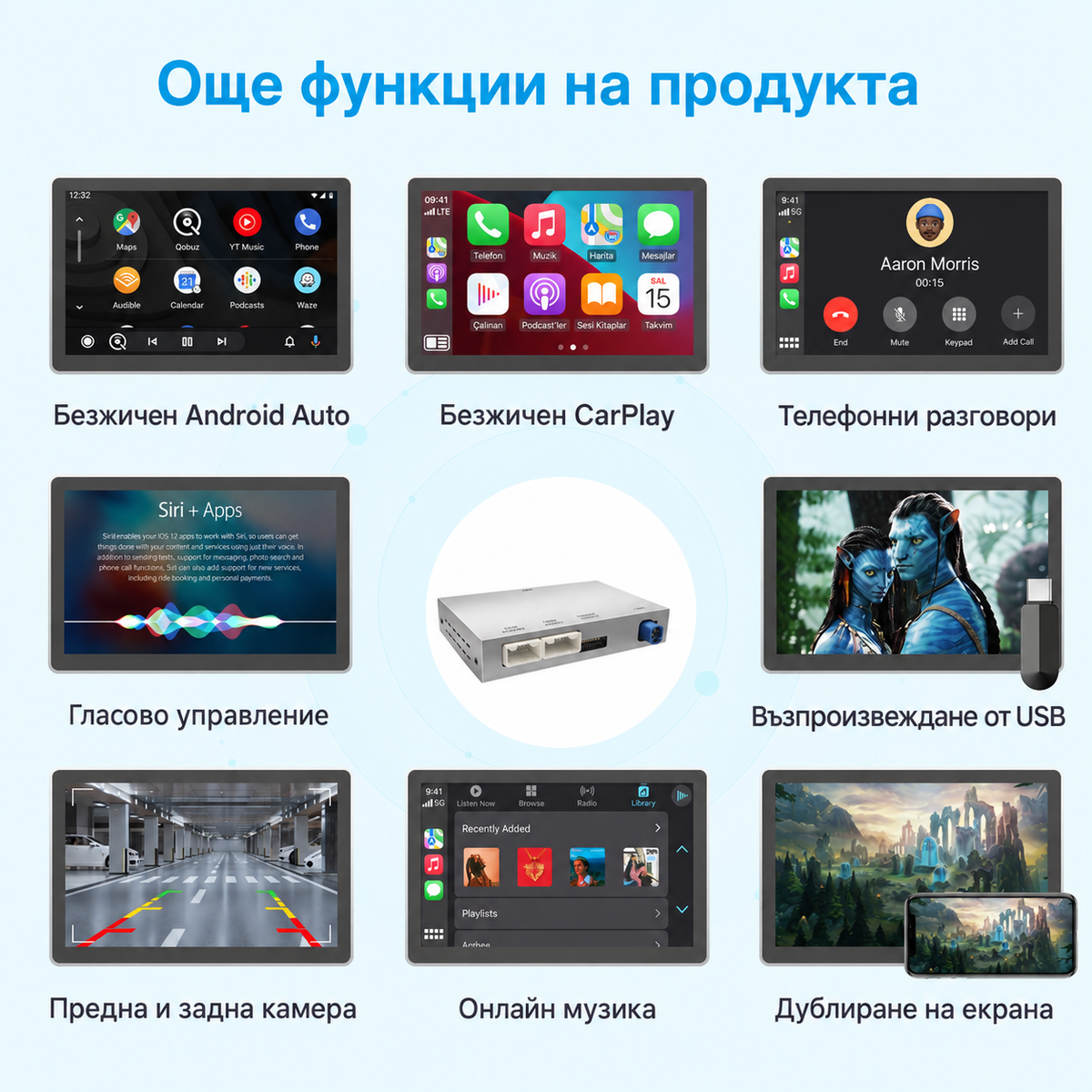 CarPlay и Android Auto модул за Audi
