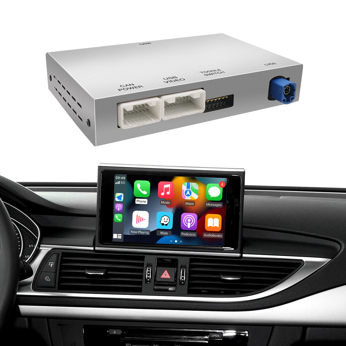 CarPlay и Android Auto модул за Audi
