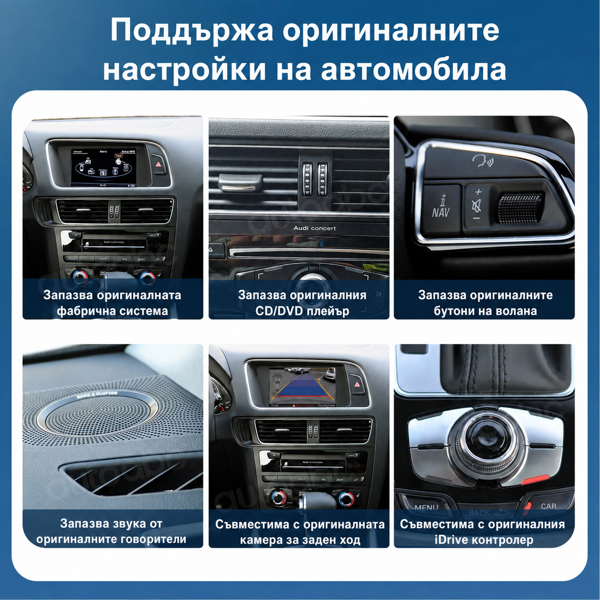 CarPlay и Android Auto модул за Audi